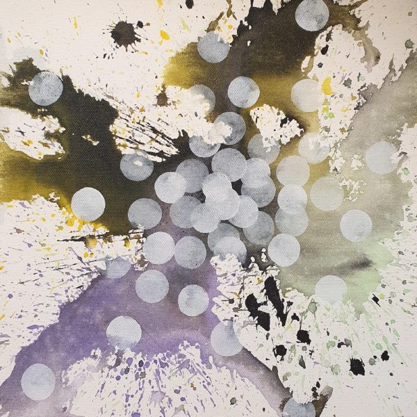 30 x 30 x 3,5, Aquarelle et acrylique sur toile 3 30 x 30 x 3,5, Aquarelle et acrylique sur toile 3