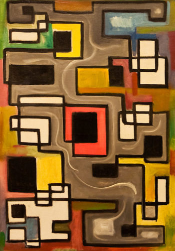 Closon, du gris à la couleur, 1945, huile sur toile, 91 x 68 cm