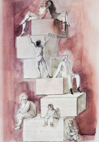 D84 LA TOUR_1968_aquarelle et encre_43x31cm D84 LA TOUR_1968_aquarelle et encre_43x31cm
