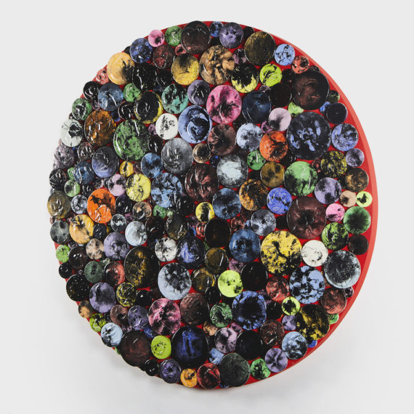 Diamètre 120 cm, épaisseur 6,5 cm