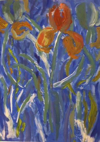 Flowers 63 - 2017 - 66 x 54 cm