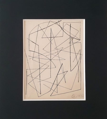 Y10, encre de Chine sur papier, 1933, 34,7 x 26,6 cm Y10, encre de Chine sur papier, 1933, 34,7 x 26,6 cm