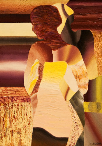 hugon, magda, 1991, huile sur toile, 43x 32 cm