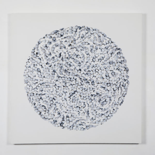 100x100cm acrylique et aquarelle sur toile, 2019 100x100cm acrylique et aquarelle sur toile, 2019