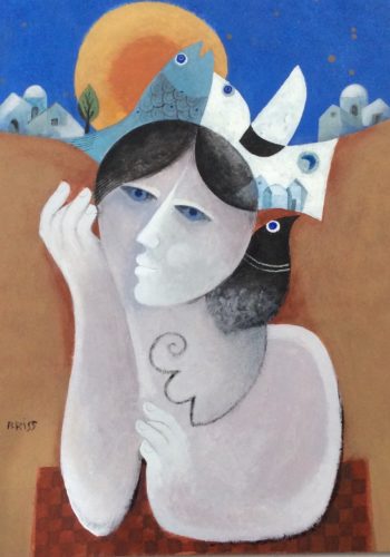 Plein soleil, acrylique sur panneau, 65 x 46 cm, 2017 Plein soleil, acrylique sur panneau, 65 x 46 cm, 2017