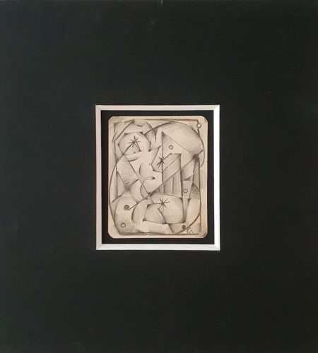 Y4, mine de plomb sur papier Bristol, 1930, 11,5 x 9,3 cm